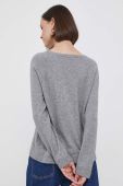 Светр з домішкою вовни United Colors of Benetton жіночий колір сірий легкий