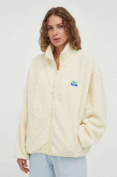 Кофта American Vintage жіноча колір бежевий з аплікацією