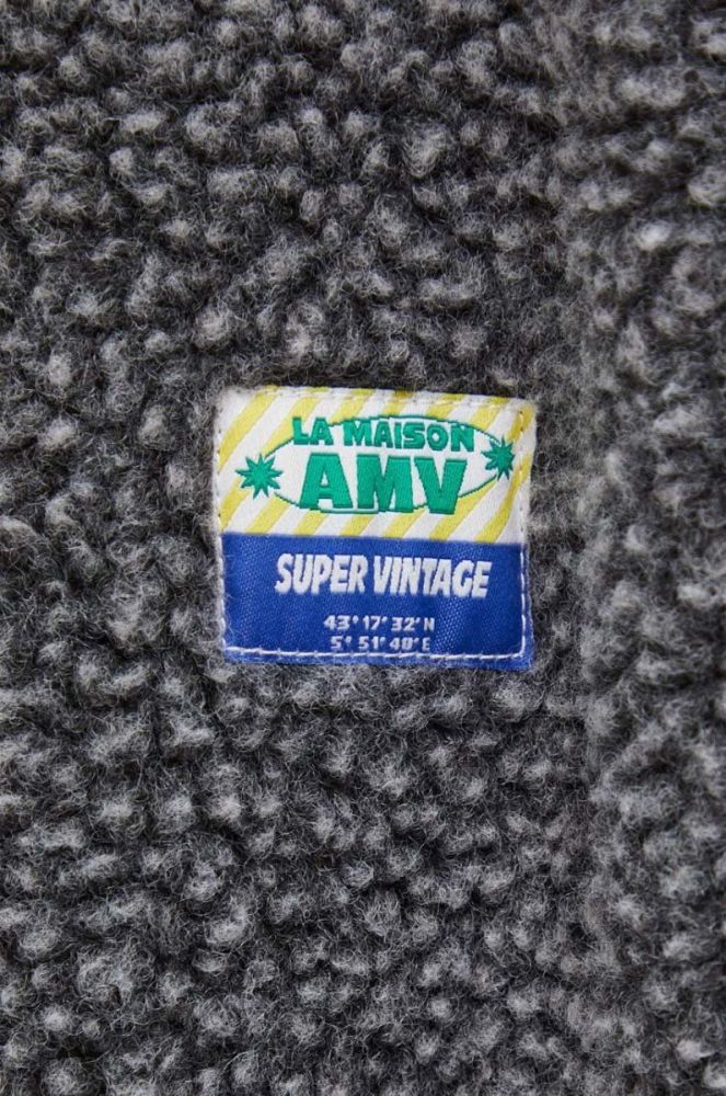 Кофта American Vintage жіноча колір сірий з аплікацією фото 5