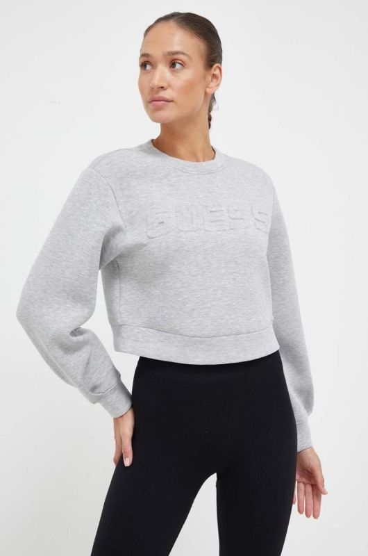 Кофта Guess жіноча колір сірий меланж (3496001)
