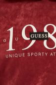 Кофта Guess жіноча колір червоний з капюшоном з принтом (3545758)