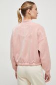 Кофта Guess жіноча колір рожевий з принтом (3553554)