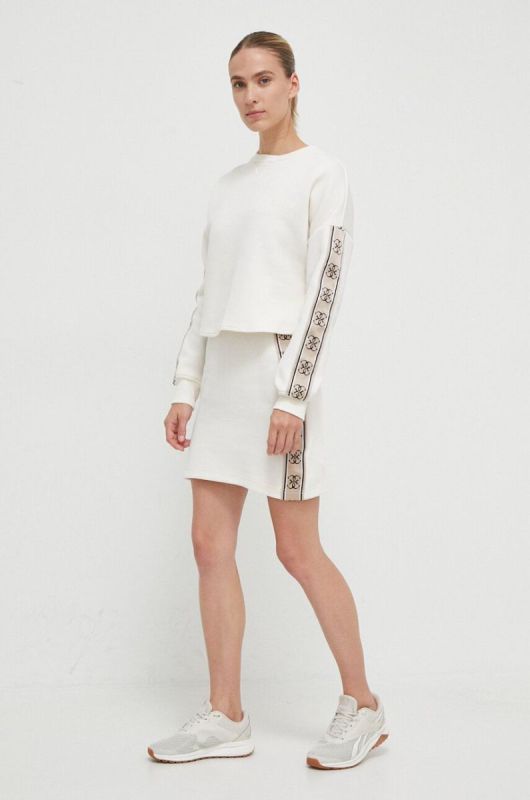 Кофта Guess жіноча колір бежевий з аплікацією (3553580) фото 2