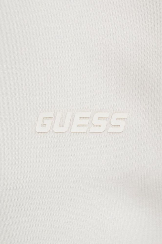 Кофта Guess жіноча колір бежевий з аплікацією (3553580) фото 5
