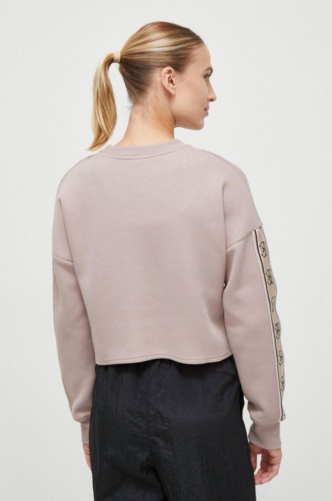 Кофта Guess жіноча колір рожевий з аплікацією (3553574) фото 3