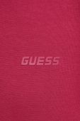 Кофта Guess жіноча колір рожевий з капюшоном з принтом (3545773)