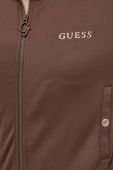 Кофта Guess жіноча колір коричневий з аплікацією (3585138)