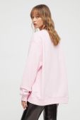 Бавовняна кофта HUGO жіноча колір рожевий однотонна