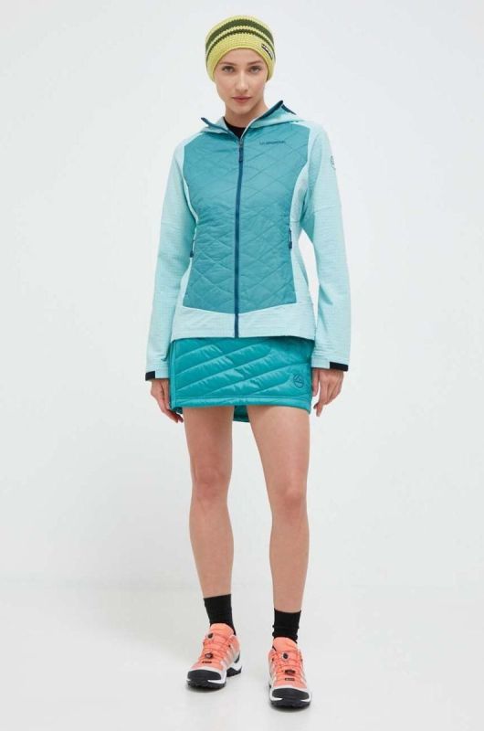 Спортивна куртка LA Sportiva Kap Hybrid Hoody колір зелений фото 2