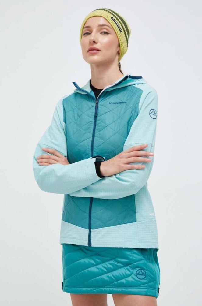 Спортивна куртка LA Sportiva Kap Hybrid Hoody колір зелений фото 4
