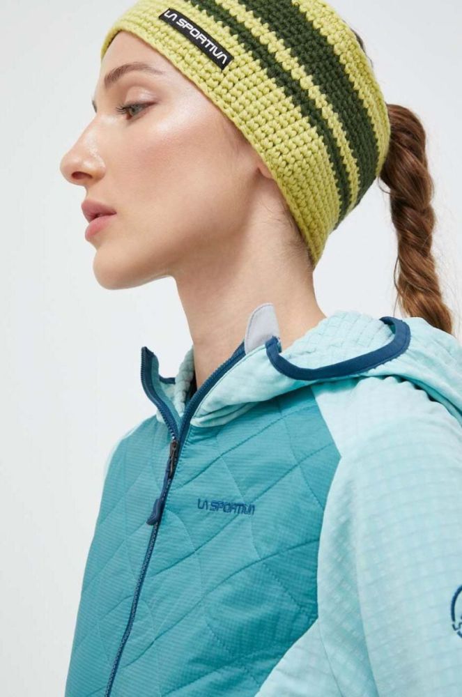 Спортивна куртка LA Sportiva Kap Hybrid Hoody колір зелений фото 5