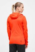 Спортивна кофта LA Sportiva Cosmic колір помаранчевий з капюшоном однотонна