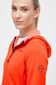 Спортивна кофта LA Sportiva Cosmic колір помаранчевий з капюшоном однотонна