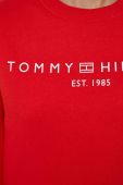 Кофта Tommy Hilfiger жіноча колір червоний з принтом (3465821)