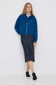 Кофта Tommy Hilfiger жіноча з капюшоном з аплікацією колір блакитний (3473335)