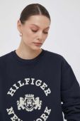 Кофта Tommy Hilfiger жіноча колір синій з аплікацією (3496022)