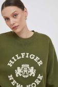 Кофта Tommy Hilfiger жіноча колір зелений з аплікацією (3496027)