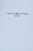 Кофта Tommy Hilfiger жіноча колір рожевий з капюшоном однотонна (3476809)