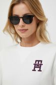 Кофта Tommy Hilfiger жіноча колір білий з аплікацією (3605332)