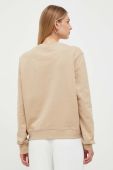 Бавовняна кофта Trussardi жіноча колір бежевий однотонна