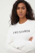 Кофта Trussardi жіноча колір бежевий з принтом
