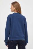 Бавовняна кофта Trussardi жіноча колір синій з принтом (3686284)