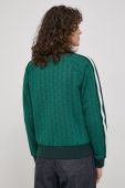 Кофта Lacoste жіноча колір зелений візерунок