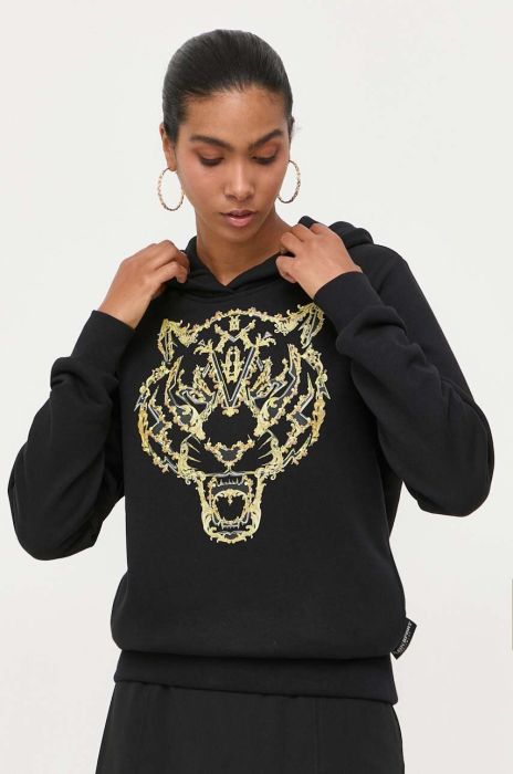 Кофта PLEIN SPORT жіноча колір чорний з принтом (3379002)
