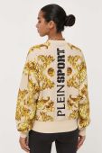 Кофта PLEIN SPORT жіноча колір бежевий візерунок