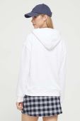 Кофта Tommy Jeans жіноча колір білий з капюшоном з принтом (3574224)