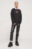 Кофта Tommy Jeans жіноча колір чорний з аплікацією (3577350)
