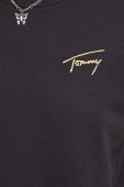 Кофта Tommy Jeans жіноча колір чорний однотонна (3592738)