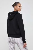 Кофта PLEIN SPORT жіноча колір чорний з капюшоном з принтом (3624778)