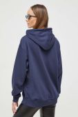 Кофта Tommy Jeans жіноча колір синій з капюшоном з принтом (3510021)