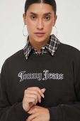 Кофта Tommy Jeans жіноча колір чорний з принтом (3427894)