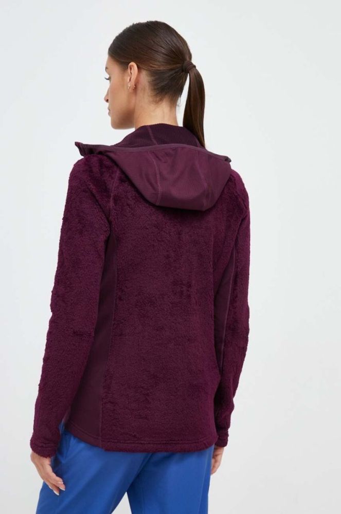 Спортивна кофта Montane Protium XPD колір фіолетовий з капюшоном однотонна фото 3