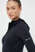 Спортивна кофта Montane Protium колір чорний з капюшоном однотонна