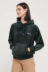 Кофта Superdry жіноча колір зелений з капюшоном однотонна (3601134) Кофта Superdry жіноча колір зелений з капюшоном однотонна (3601134)
