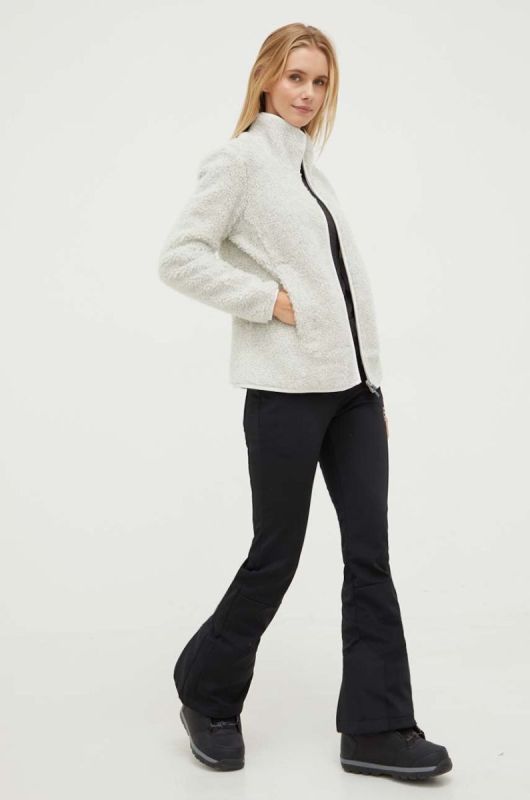 Спортивна кофта Icebreaker RealFleece High Pile колір сірий однотонна фото 2