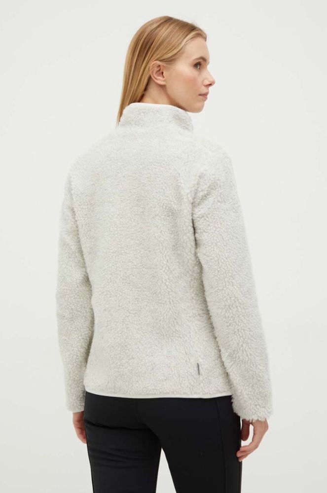 Спортивна кофта Icebreaker RealFleece High Pile колір сірий однотонна фото 3