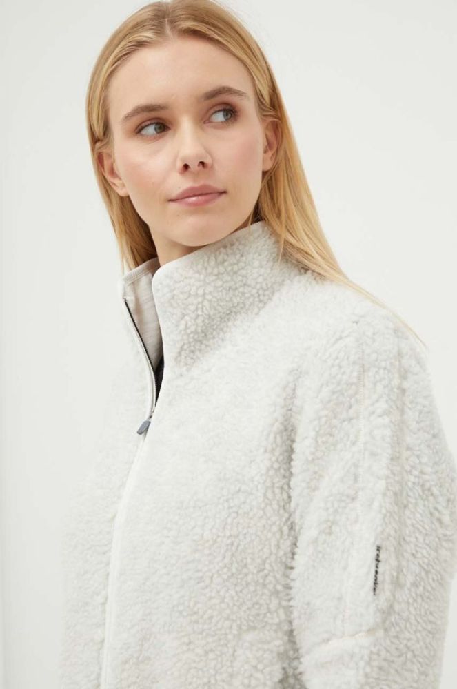 Спортивна кофта Icebreaker RealFleece High Pile колір сірий однотонна фото 4