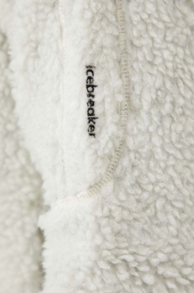 Спортивна кофта Icebreaker RealFleece High Pile колір сірий однотонна фото 5