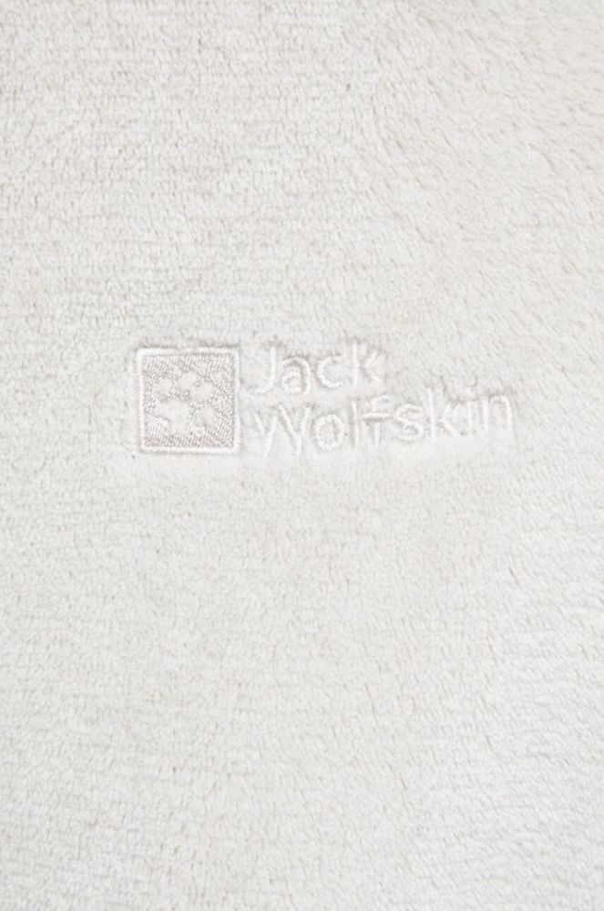 Спортивна кофта Jack Wolfskin Rotwand колір сірий з капюшоном однотонна фото 5