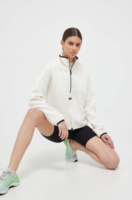 Кофта Dkny жіноча колір бежевий однотонна (3495149)