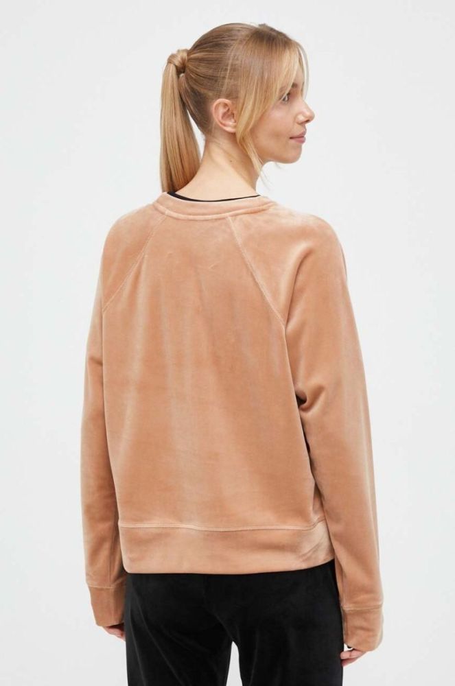 Кофта Dkny жіноча колір коричневий однотонна (3445287) фото 3
