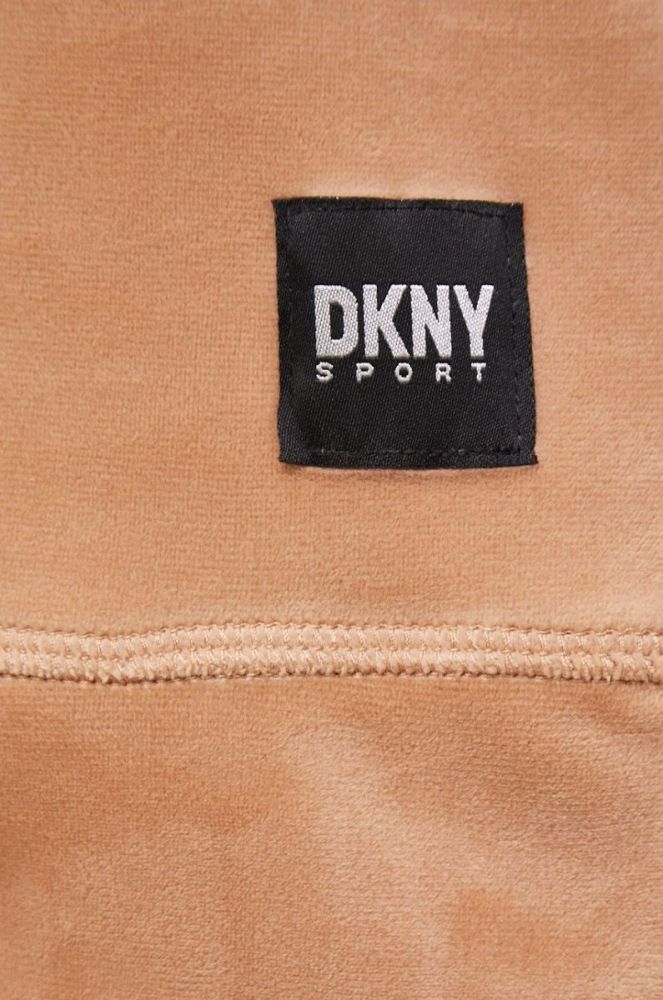 Кофта Dkny жіноча колір коричневий однотонна (3445287) фото 5