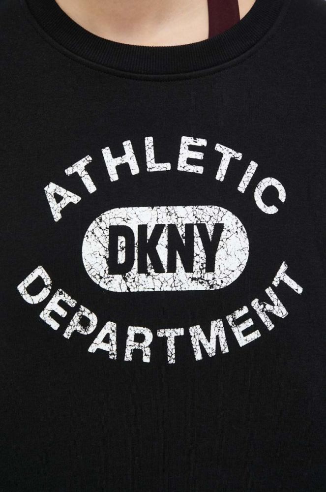 Кофта Dkny жіноча колір чорний з принтом (3495154) фото 5