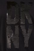 Бавовняна футболка Dkny колір чорний (3445312)
