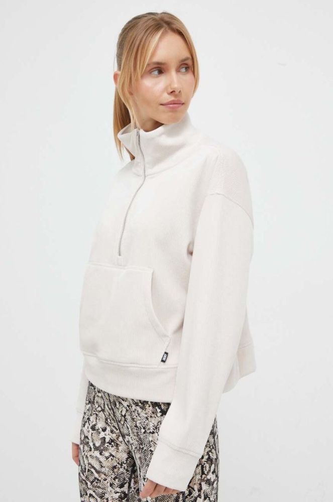 Кофта Dkny жіноча колір бежевий однотонна (3445323) фото 4