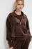 Кофта Dkny жіноча колір коричневий однотонна (3445317)